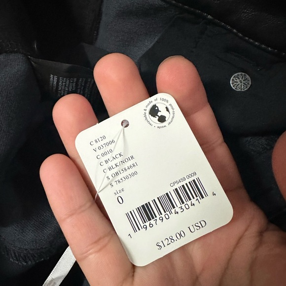 Free People City Slicker Faux Leather Maxi Skirt In Black sz 0 - Picture 6 of 8